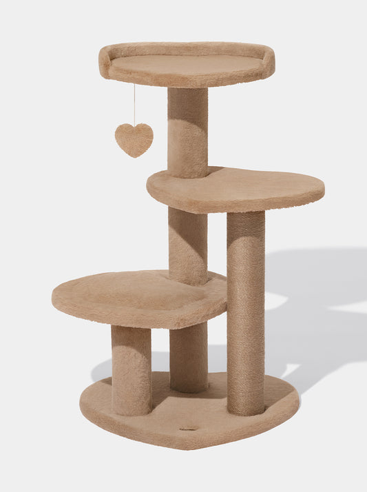 Heart & Hues Cat Climber - Caramel