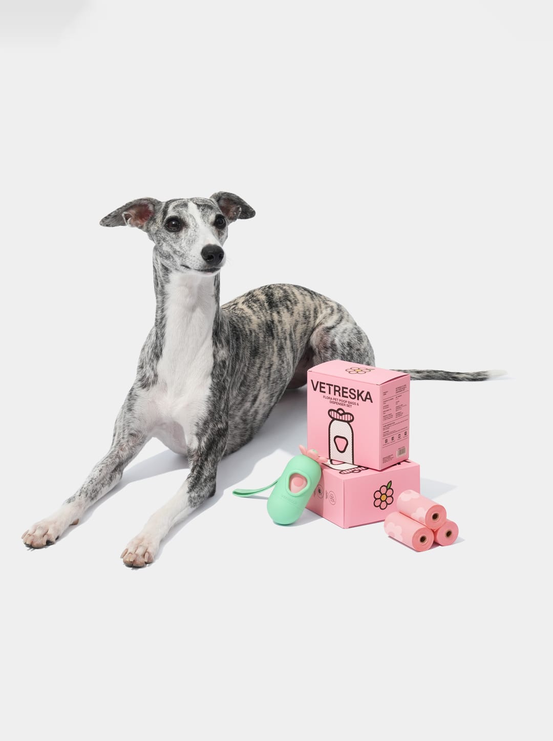 Flora Poop Bags & Dispenser Set