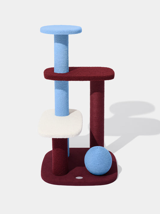 Mist and Merlot Cat Climber - Open Platform