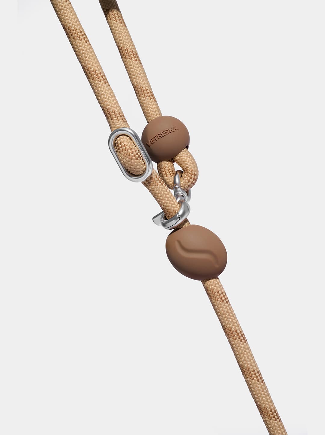 Connect 3 in 1 Walk Kit - Coffee (Hands-Free Rope Leash, Hands-Free Poop Bag Clip, Dipsenser & Poop Bags)