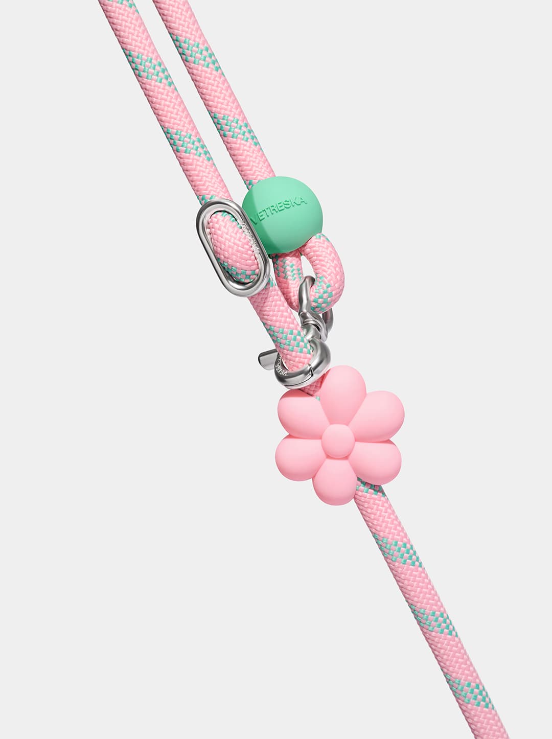 Connect 3 in 1 Walk Kit - Flora (Hands-Free Rope Leash, Hands-Free Poop Bag Clip, Dipsenser & Poop Bags)
