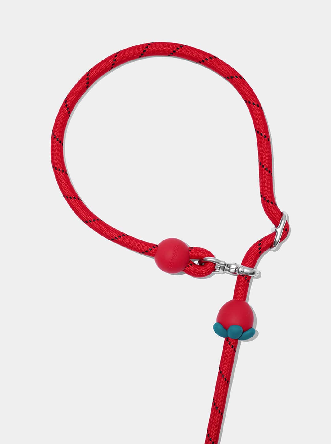 Connect Hands-Free Rope Leash For Pets - Strawberry