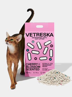 Cherry Blossom Scented Tofu Cat Litter