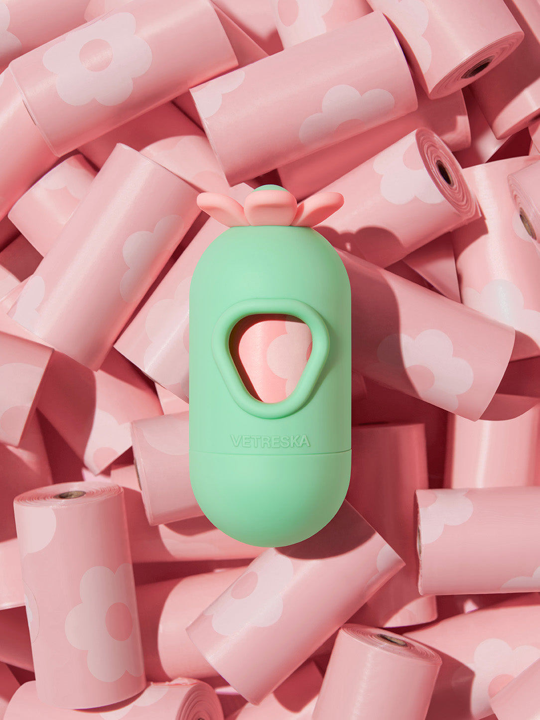 Flora Pet Poop Bags & Dispenser Set
