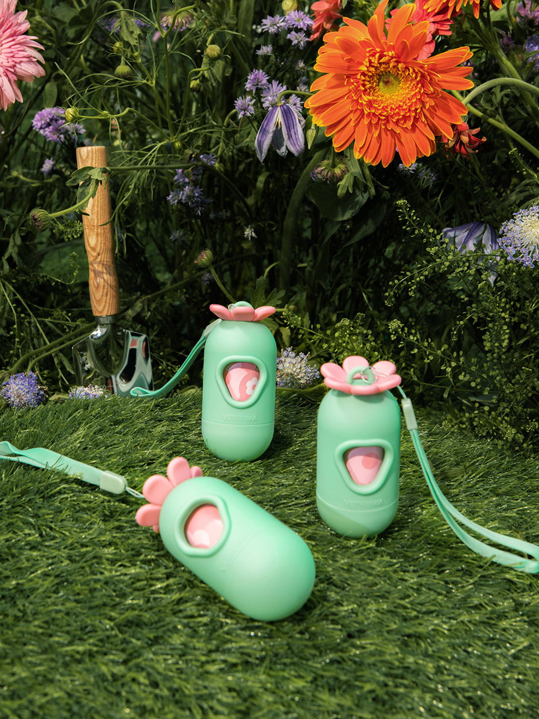 Flora Pet Poop Bags & Dispenser Set
