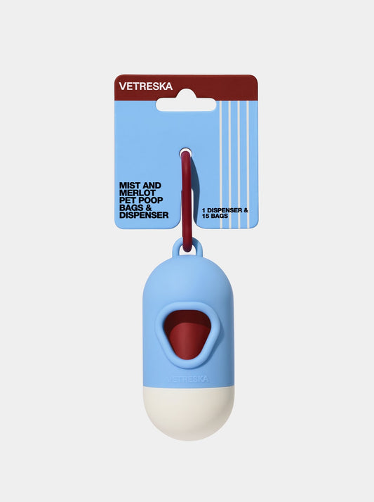 Mist & Merlot Poop Bags & Dispenser Set