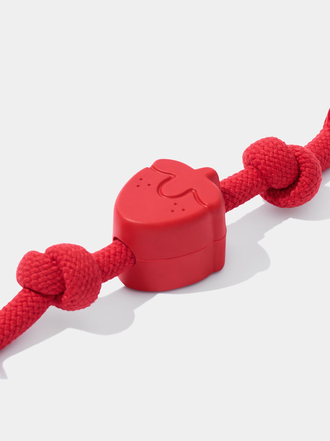 Playful Charm Knot Rope Toy (Strawberry)