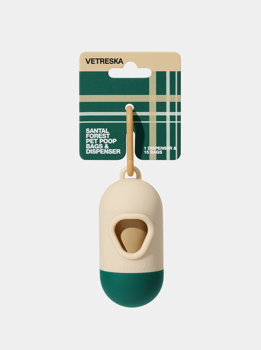Santal Forest Poop Bags & Dispenser Set