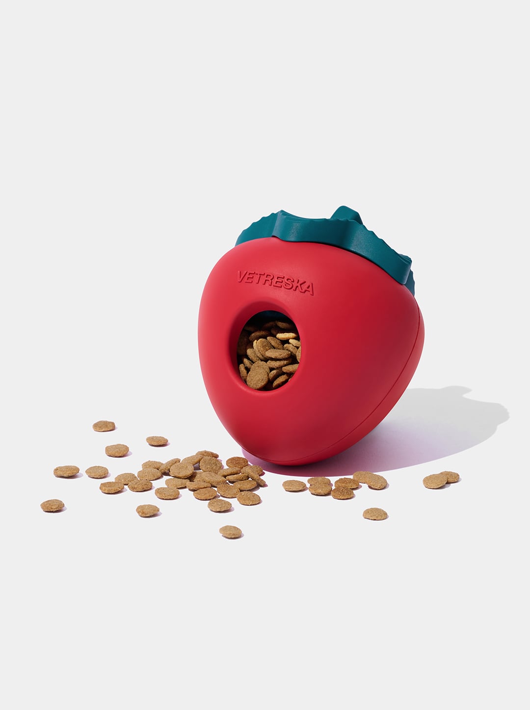 Strawberry Pet Treat Dispensing Toy