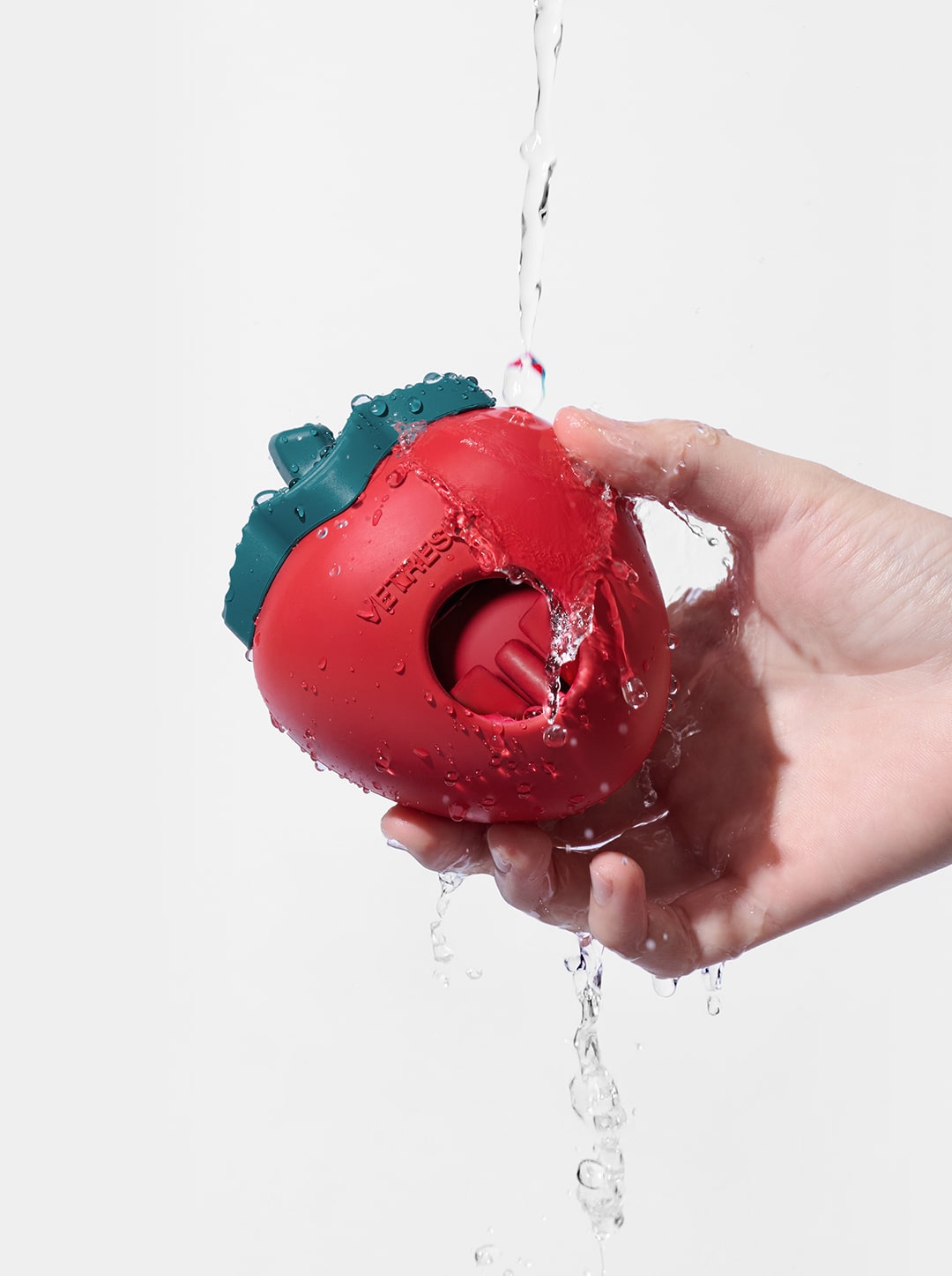 Strawberry Pet Treat Dispensing Toy