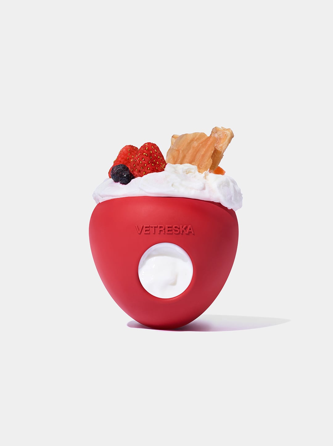 Strawberry Pet Treat Dispensing Toy