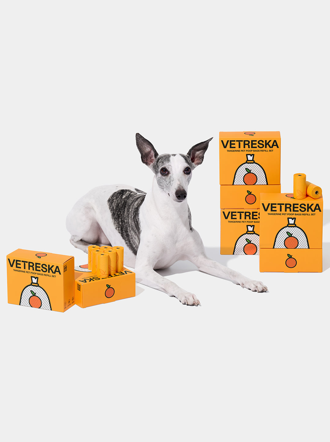 Tangerine Pet Poop Bags