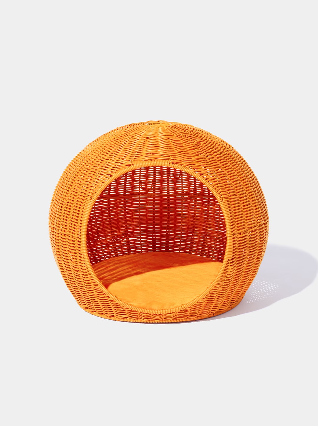 VETRESKA Tangerine Rattan Pet Bed
