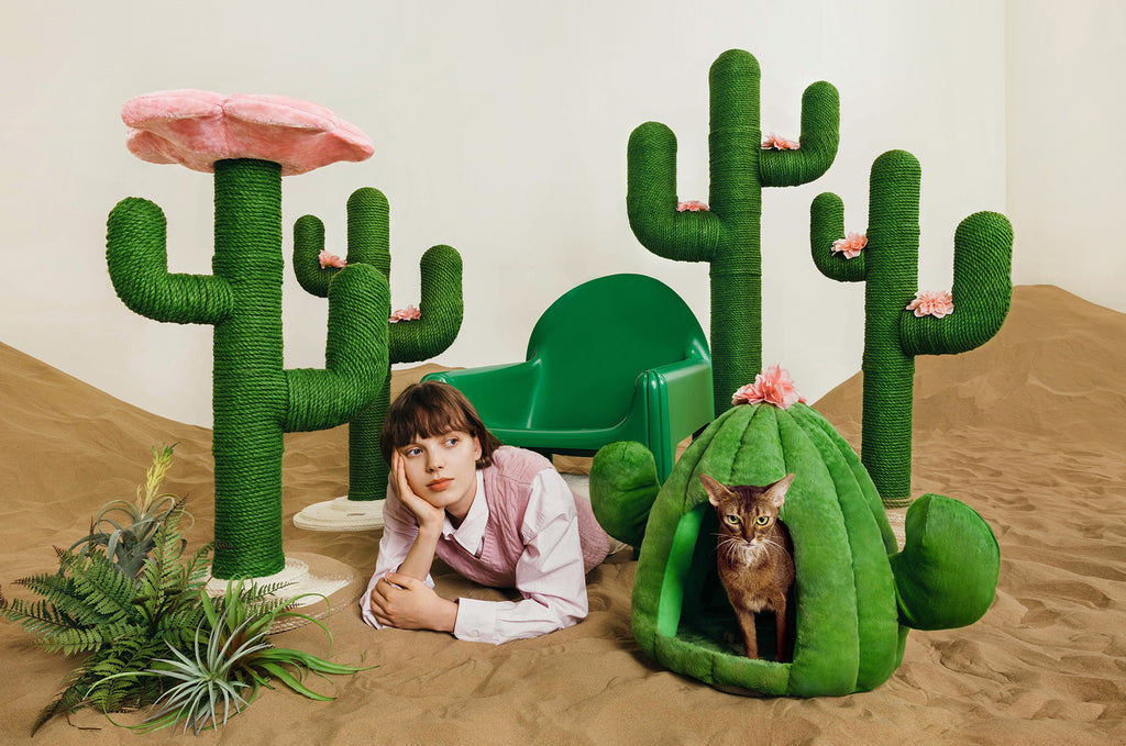Vetreska-Oasis Cactus Cat Tree, 41"