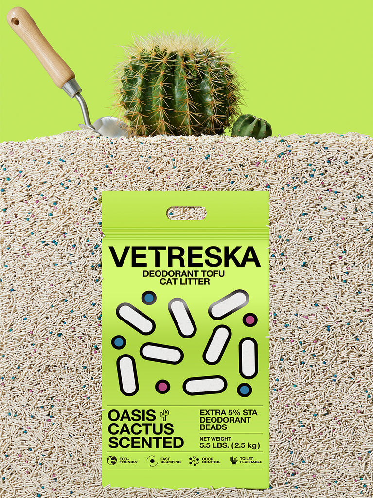 Oasis Cactus Scented Deodorant Tofu Cat Litter