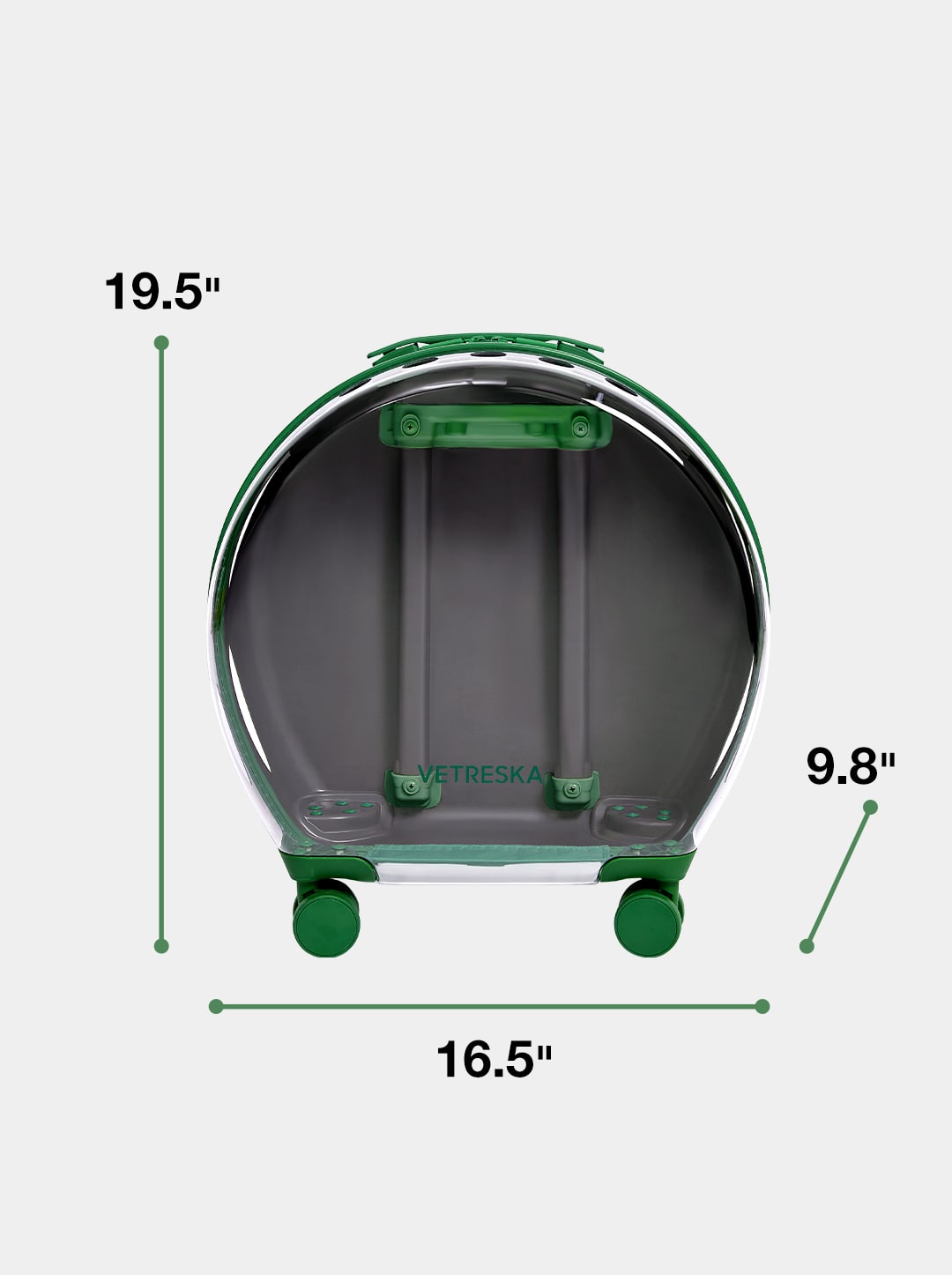 Bubble Pet Carrier - Green