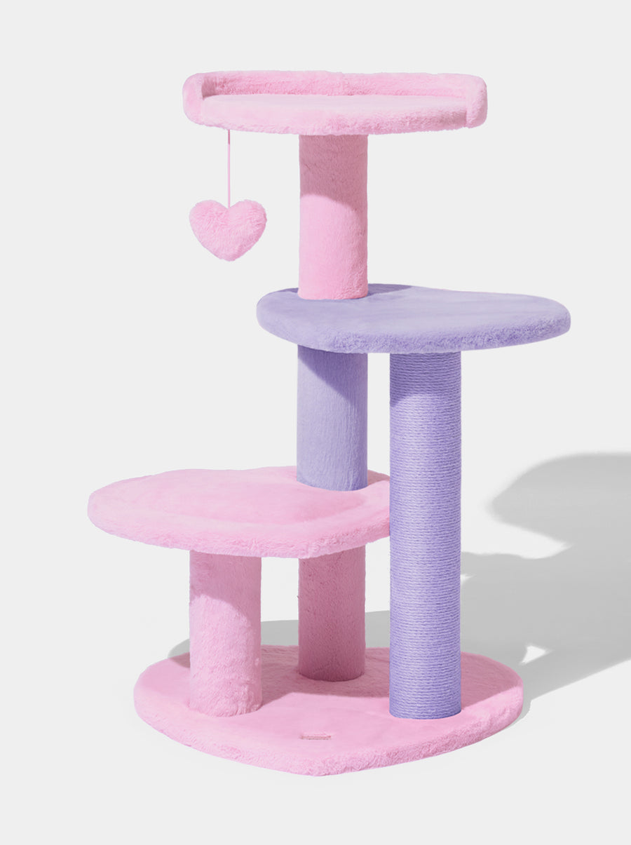 Heartpurrink & Heartpurrple Cat Climber Combo