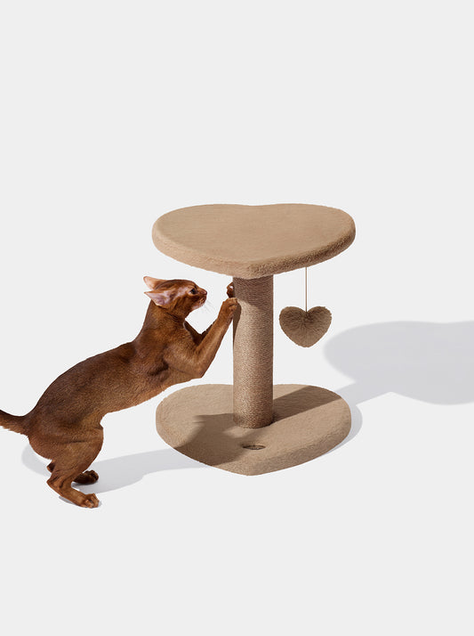 Heart & Hues Cat Climber - Caramel