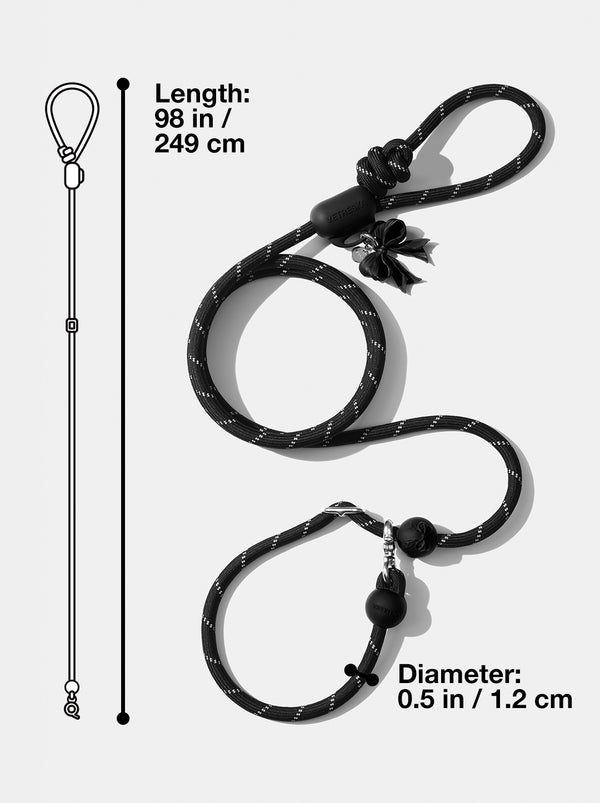 Connect Hands-Free Rope Leash – Bow de Noir