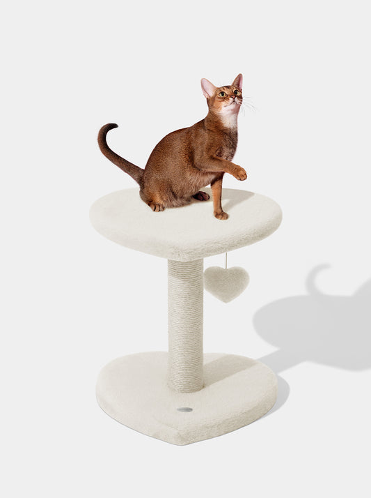 Heart & Hues Cat Climber - Vanilla