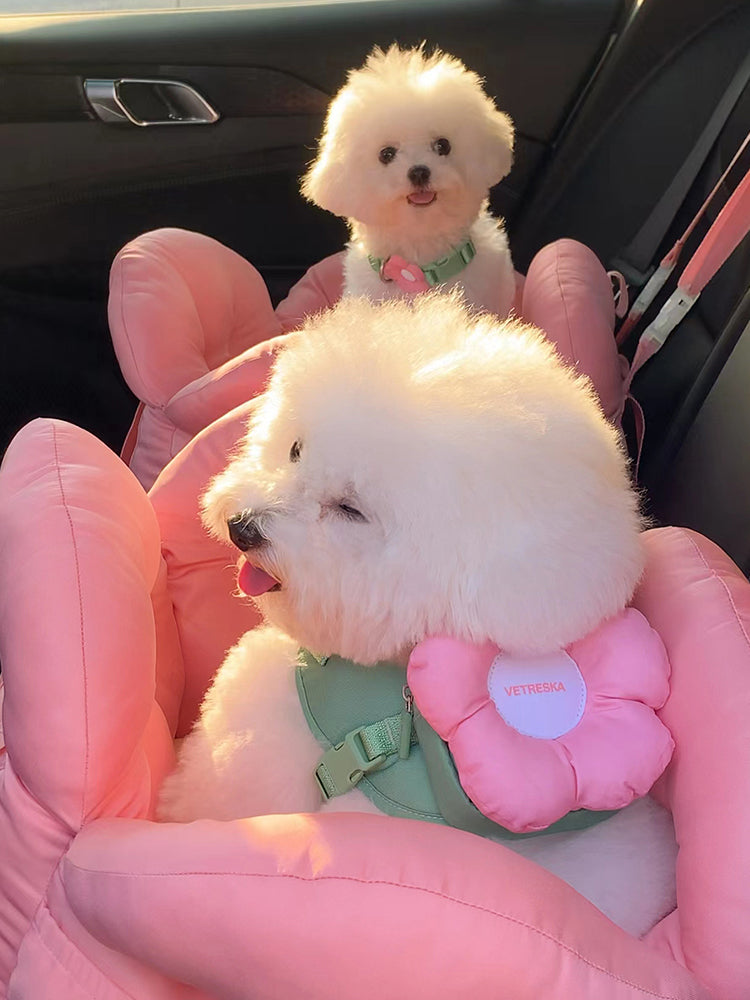 VETRESKA Pet Flora Car Seat Pet Carrier