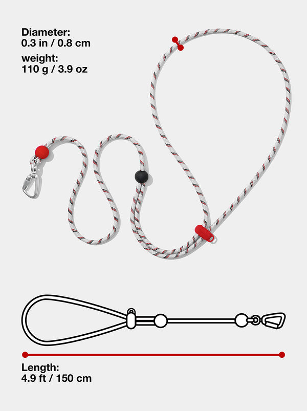 Connect Premium Classic Rope Leash - Circuit
