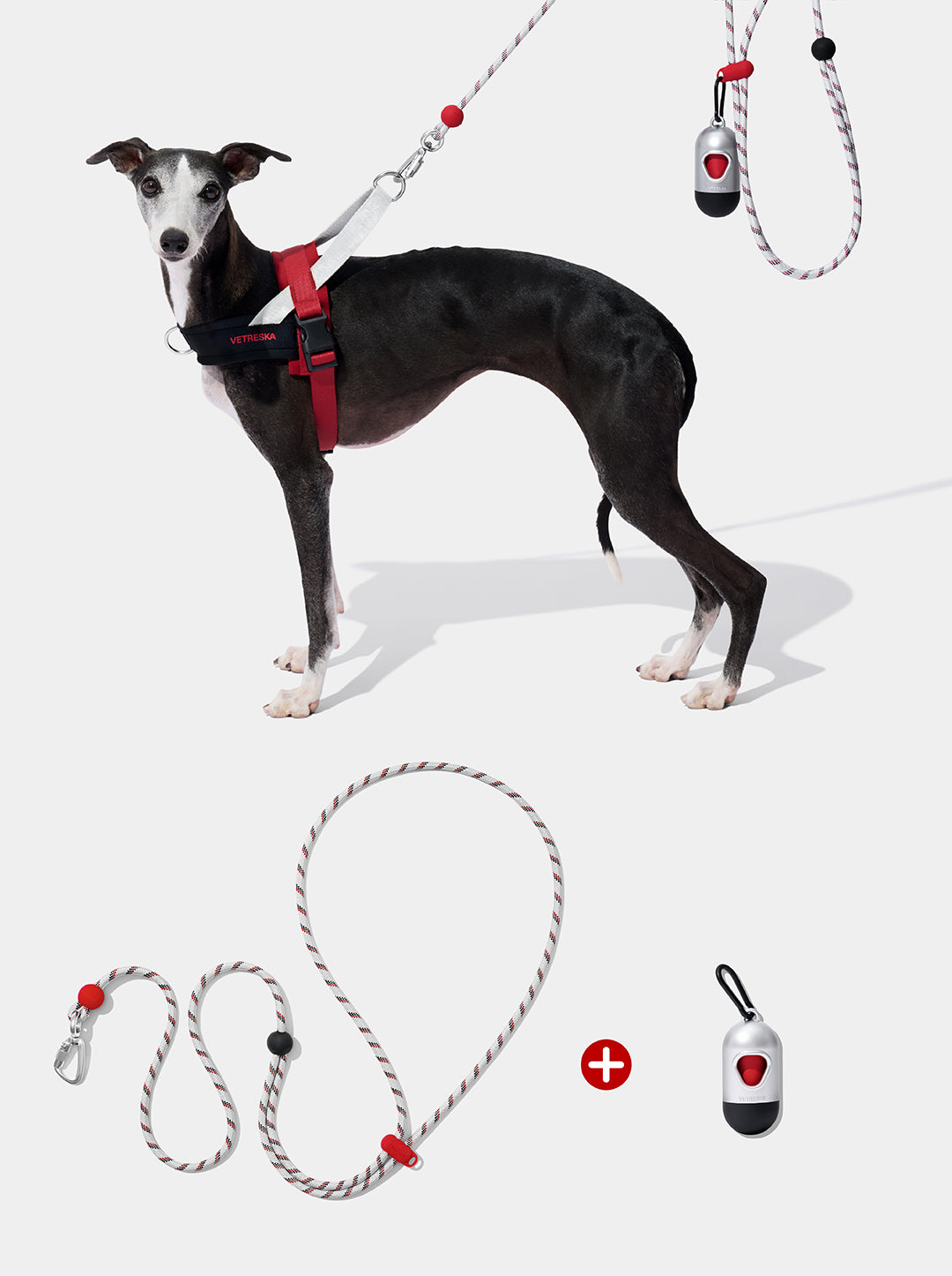 Connect Premium Classic Rope Leash Walk Kit - Circuit