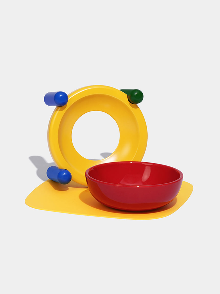 Chroma Ceramic Pet Bowl & Mat Set
