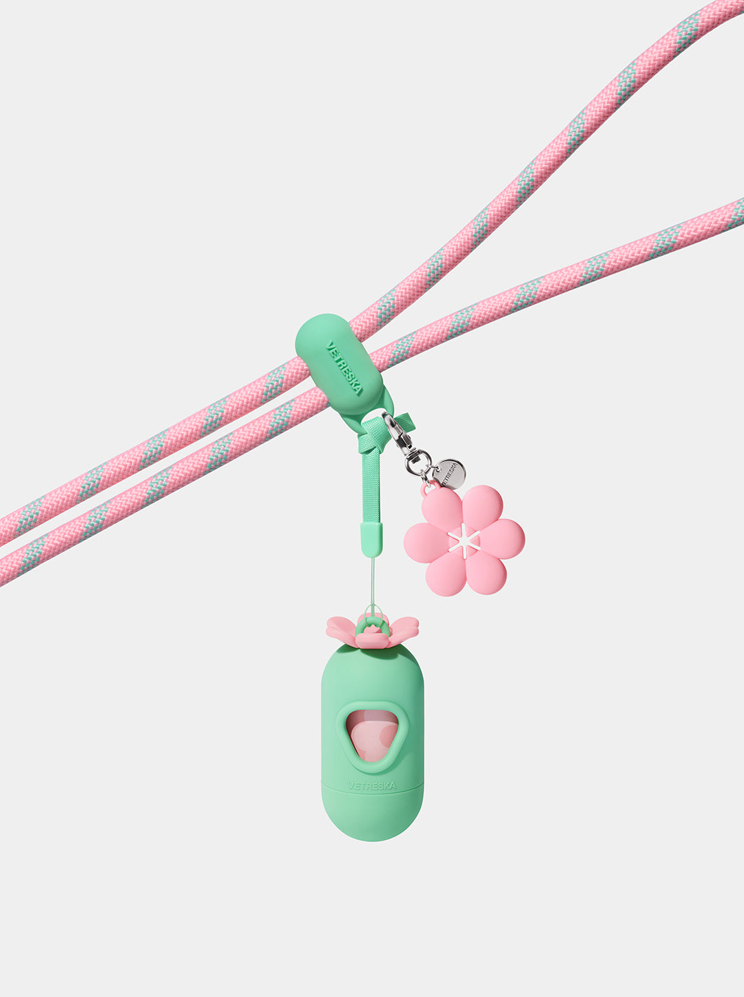 Connect Premium Classic Rope Leash Walk Kit - Flora