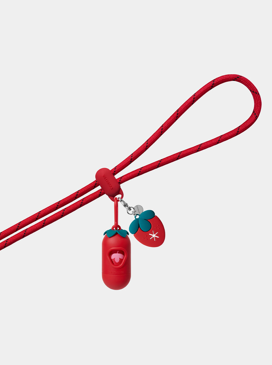 Connect Premium Classic Rope Leash Walk Kit - Strawberry