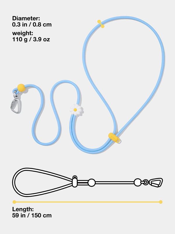 Connect Premium Classic Rope Leash - Daisy