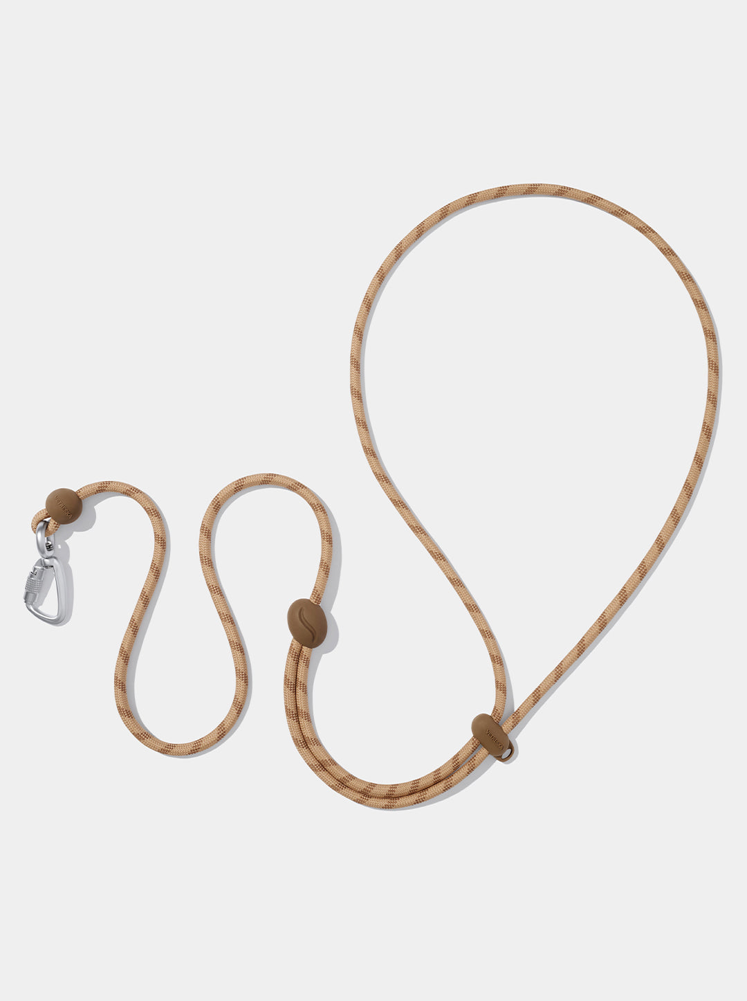 Connect Premium Classic Rope Leash Walk Kit - Coffee