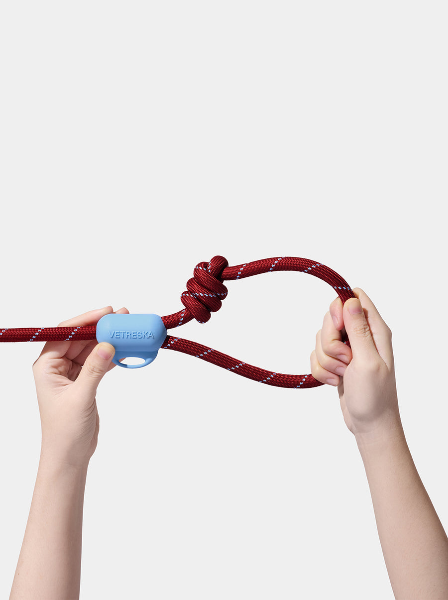 Connect Hands-Free Rope Leash – Mist & Merlot