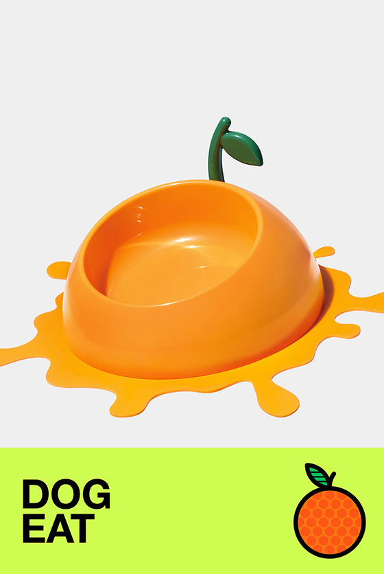 Vetreska- Juicy Tangerine Pet Bowl - Dog Eat