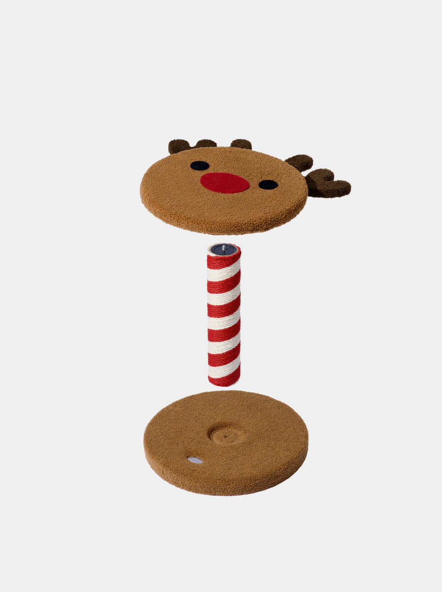 Festive Cat Climber - Jolly Reindeer