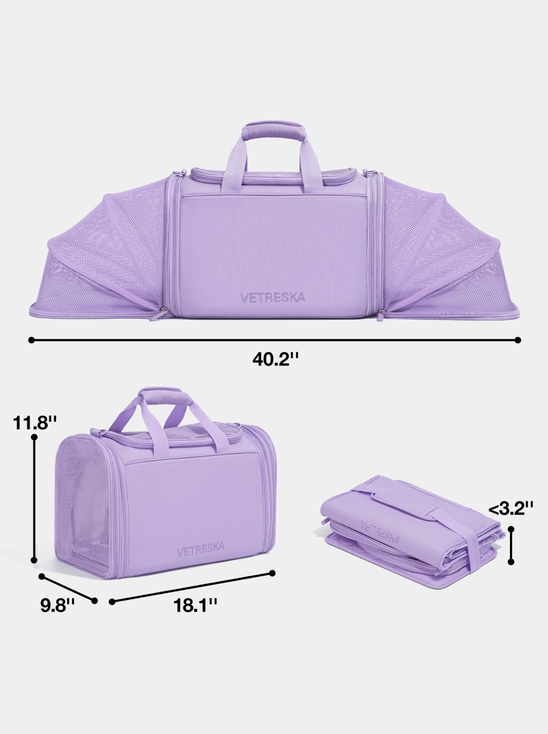 Violet Pet Carrier