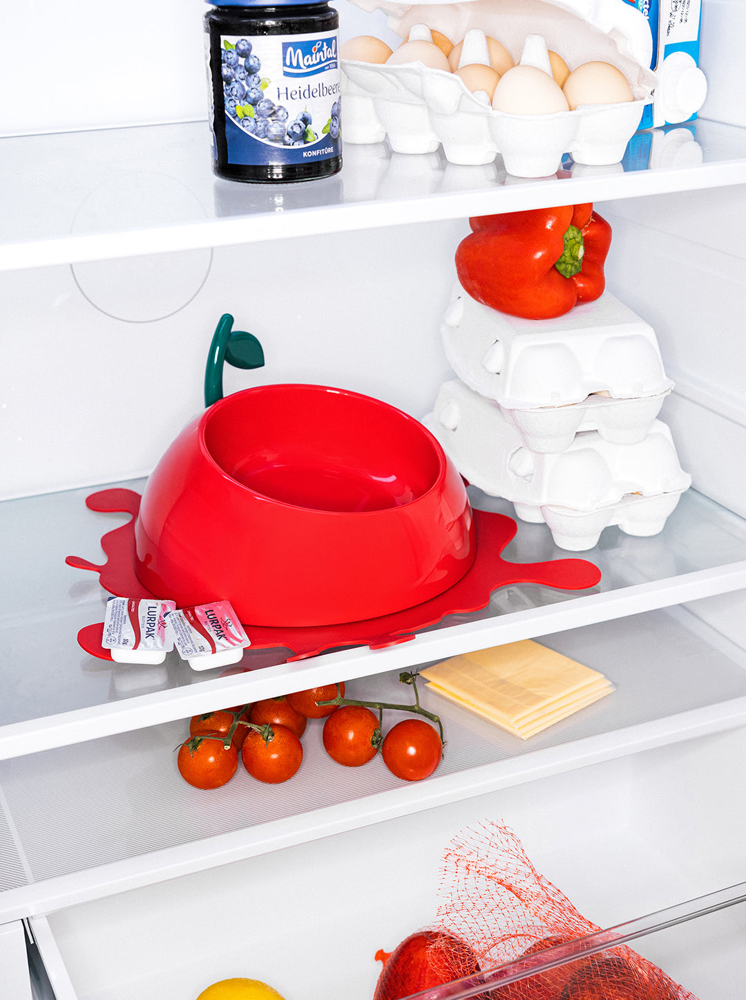 Juicy Cherry Pet Bowl, Spoon & Mat Set