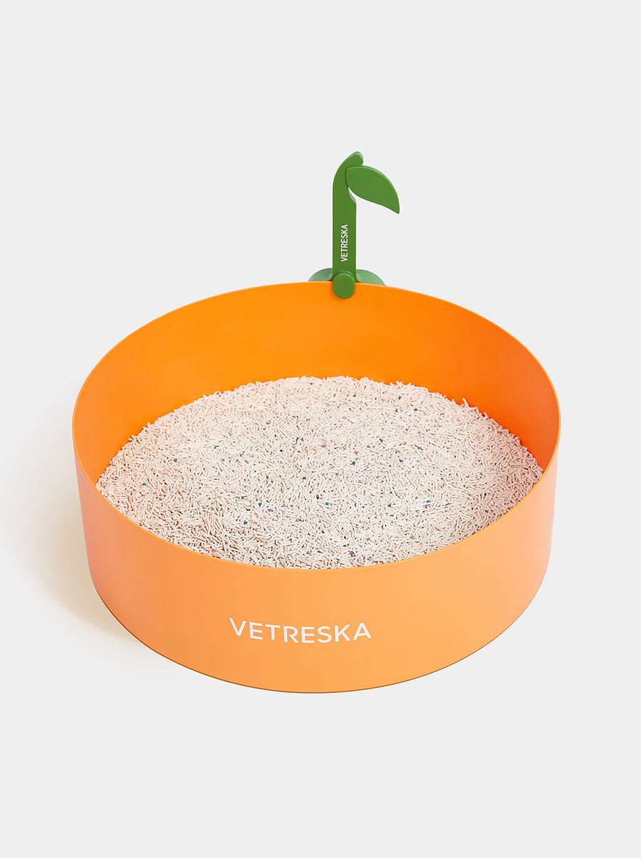 Tangerine Cat Litter Box