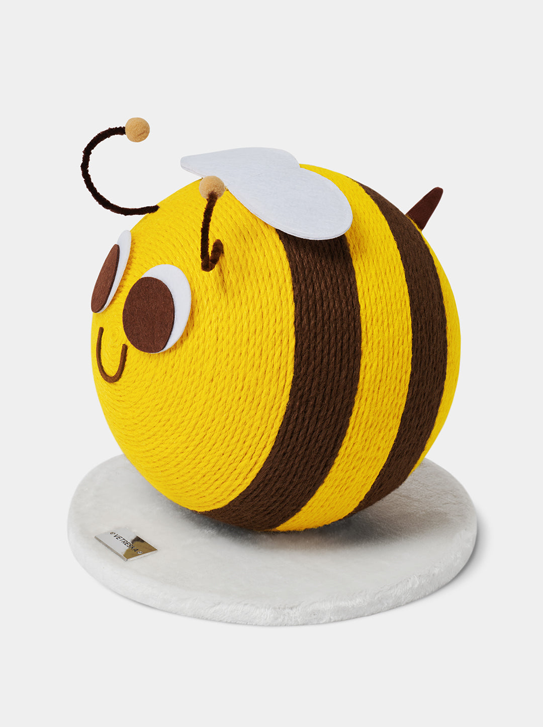 Bee Cat Scratching Ball