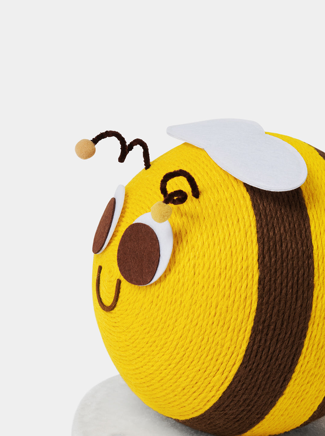 Bee Cat Scratching Ball