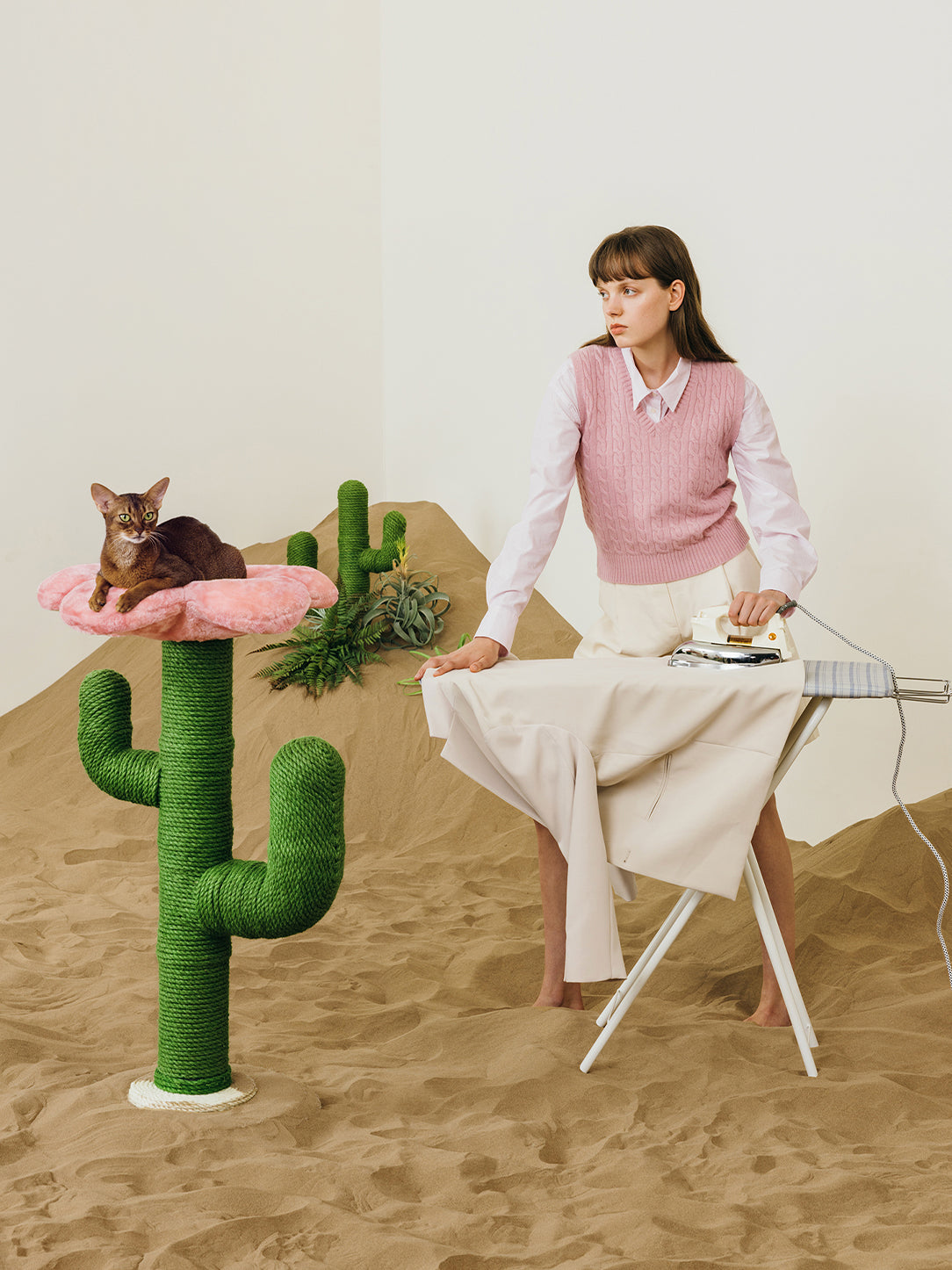 Blooming Cactus Cat Tree