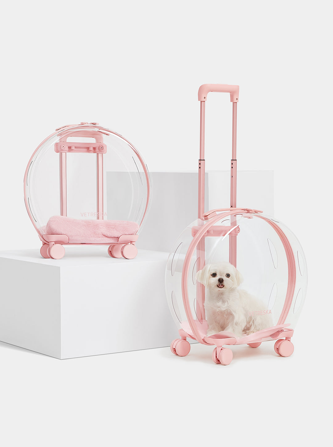 Bubble Pet Carrier - Pink