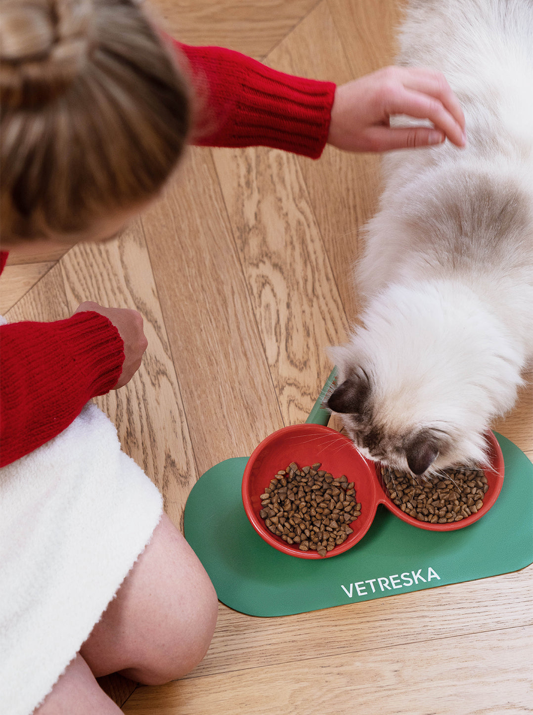 Cherry Ceramic Pet Bowls