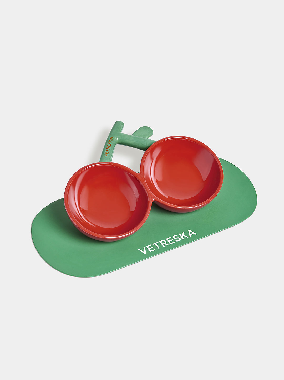 Cherry Ceramic Pet Bowls