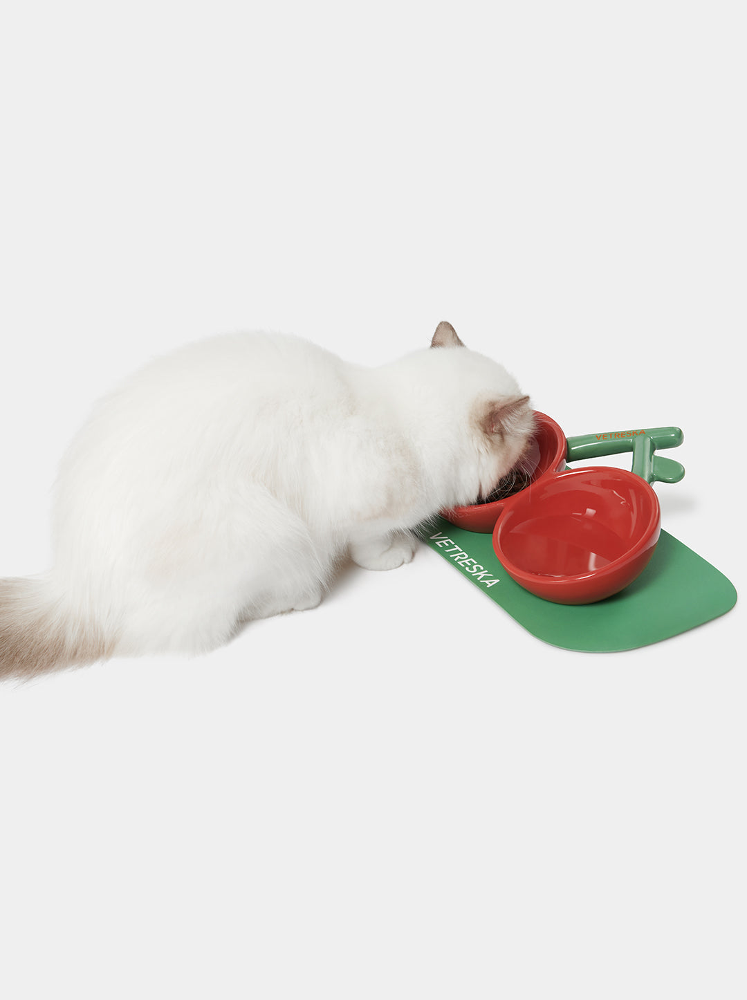 Cherry Ceramic Pet Bowls