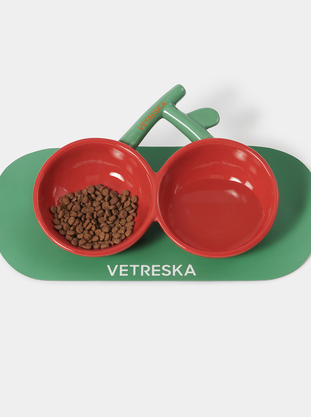 Cherry Ceramic Pet Bowls