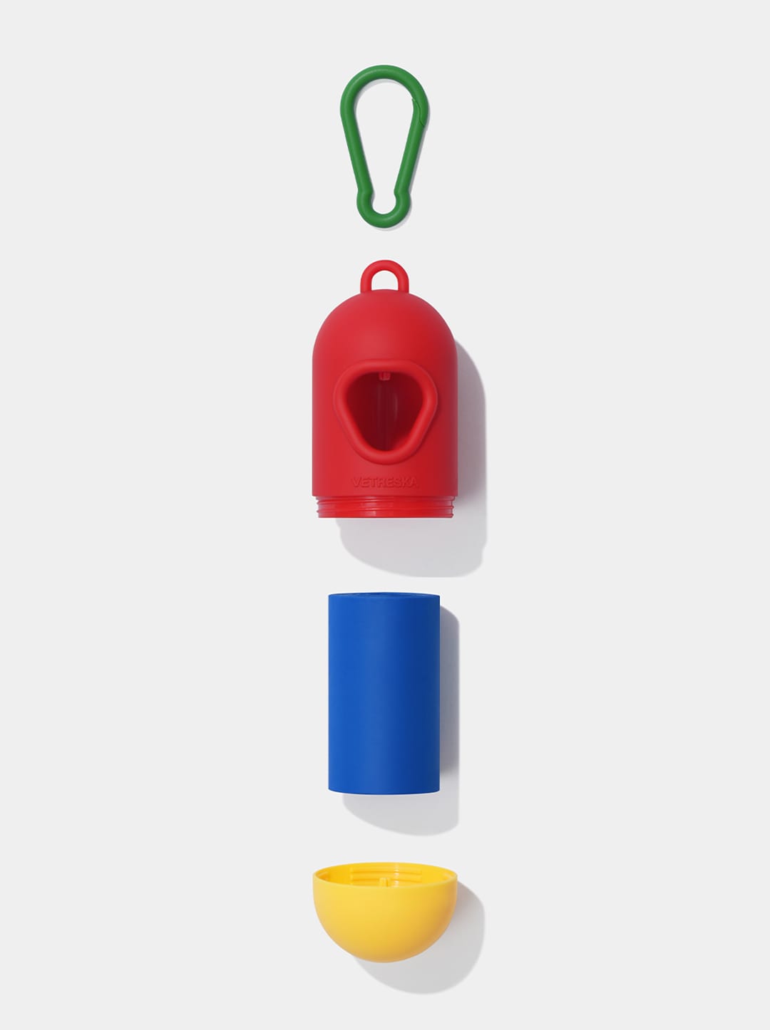 Chroma Poop Bags & Dispenser Set - Red