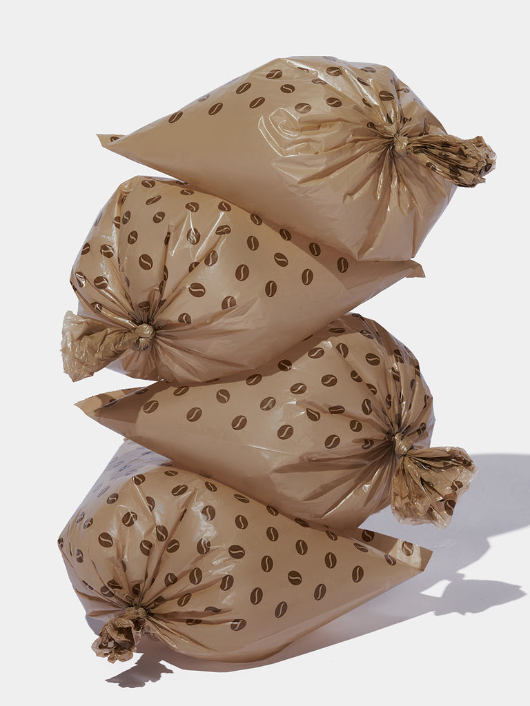 Coffee Pet Poop Bags Refill Set (20 Rolls)