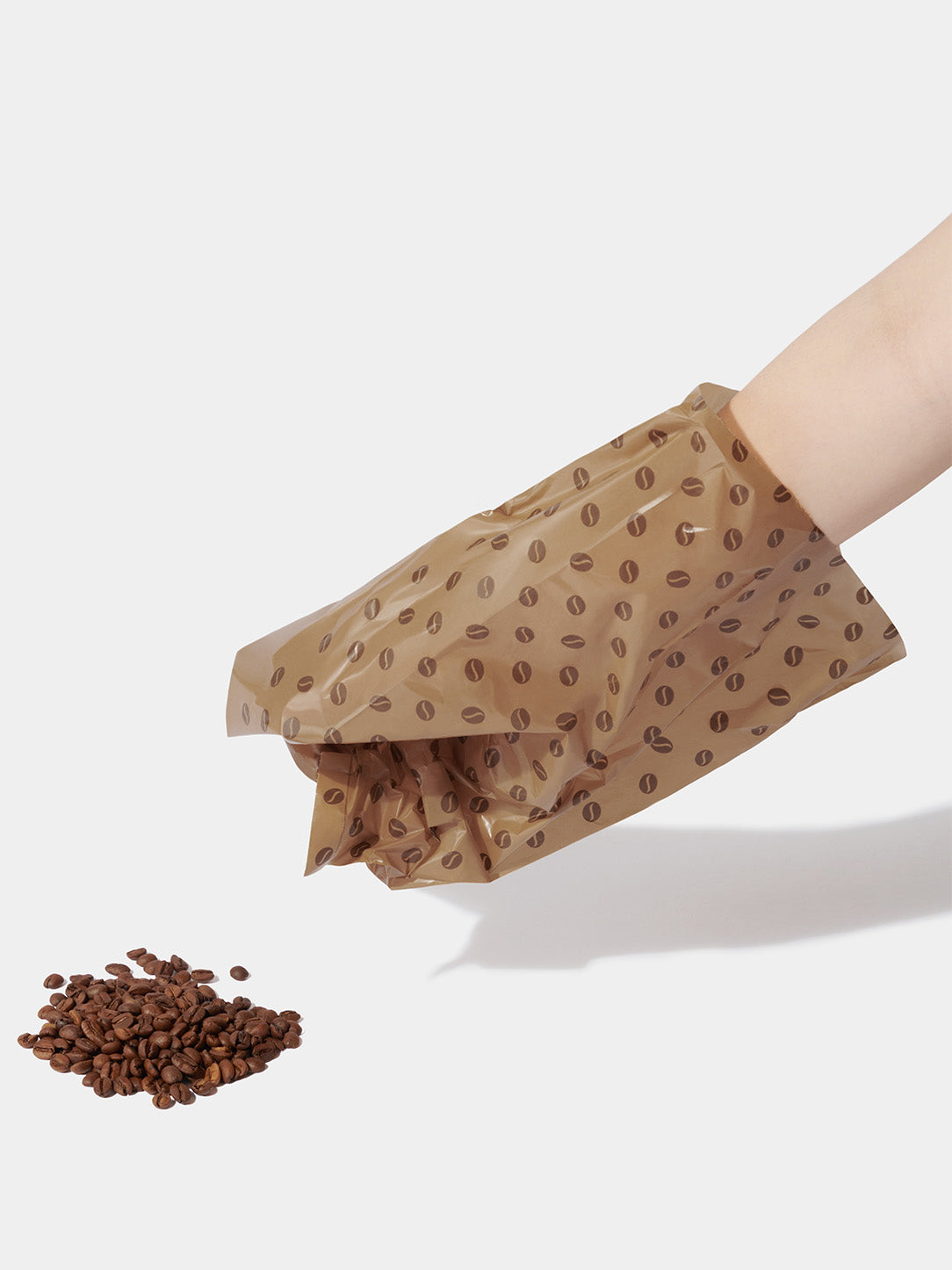 Coffee Pet Poop Bags & Dispenser Set