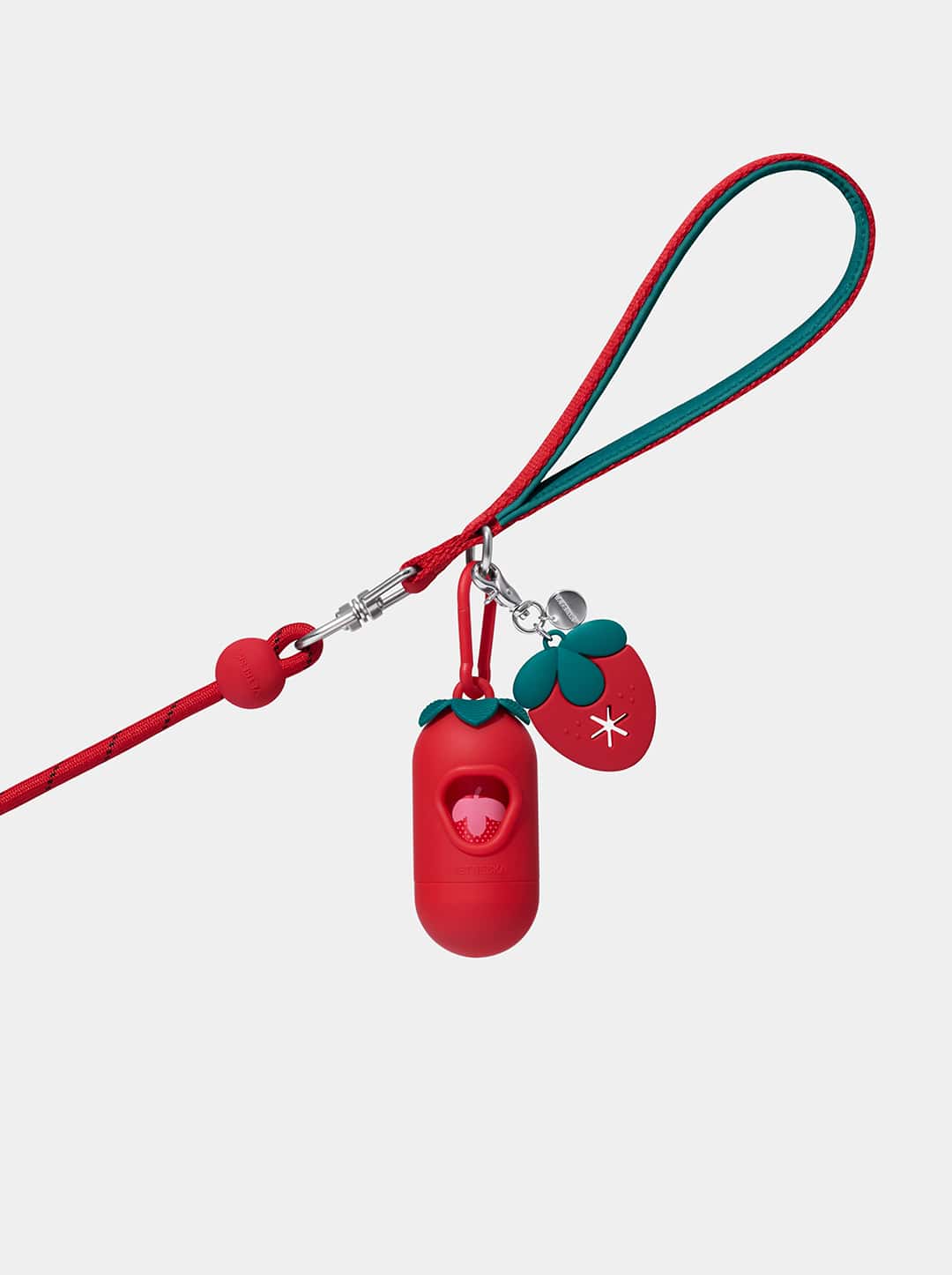 Connect Lite Rope Leash for Pets - Strawberry